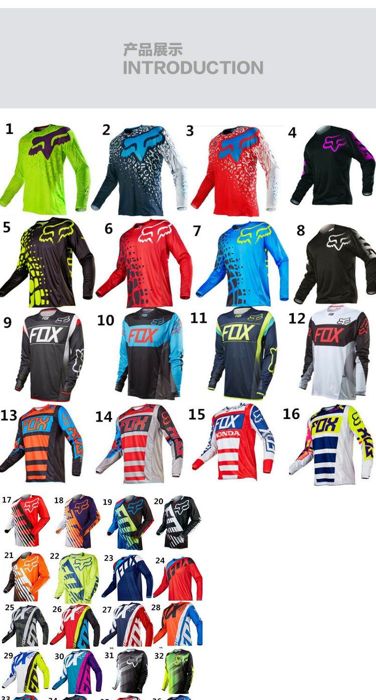FOX所有款速降服 春秋长袖上衣 山地自行车服越野摩托车赛车服-阿里巴巴