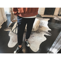 Golden mushroom mushroom comfortable and warm is the way to open in winter soft thickened sports casual pants