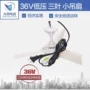 Quạt nhỏ 36V năm lá nhỏ clip quạt nhỏ quạt quạt trang web ký túc xá đơn 36 volt điện áp thấp quạt nhỏ - Quạt điện quạt panasonic treo tường