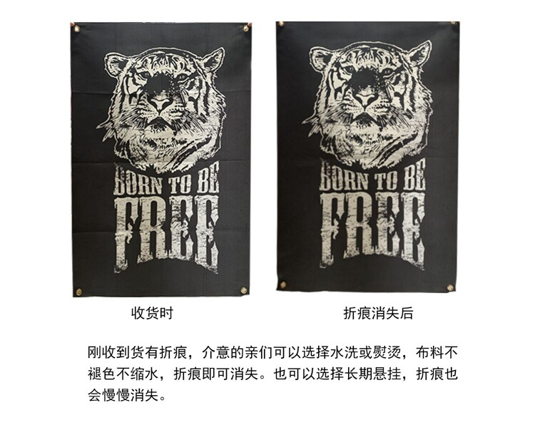 Гобелен 美国歌手 kanye 侃爷 室内免打孔挂画 可洗环保背景墙装饰