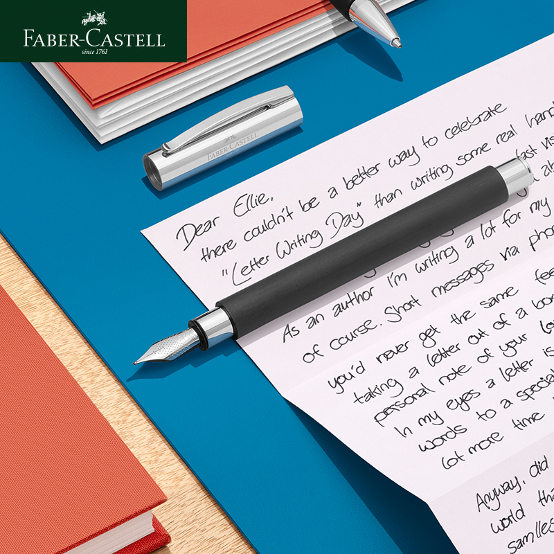 German Faber-Castell Faber-Castell Design Ambition Series Resin Pen Black Practice Character Gift Series Metal Male and Female Adult Students Business Gift Box