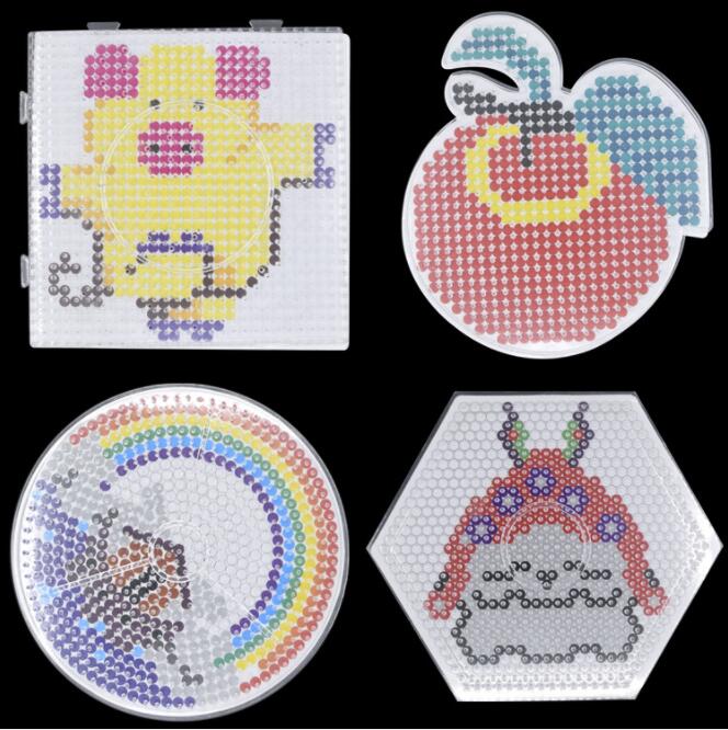 Puzzle fight beanie template Handmade DIY children's puzzle 5mm PERLER BEADS 5MM template