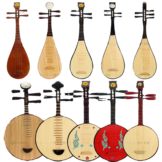 Hanfu Ancient Style Photography Pipa Props Studio Shooting Ornaments Adult and Children Dance Performance Musical Instruments Dunhuang Simulation