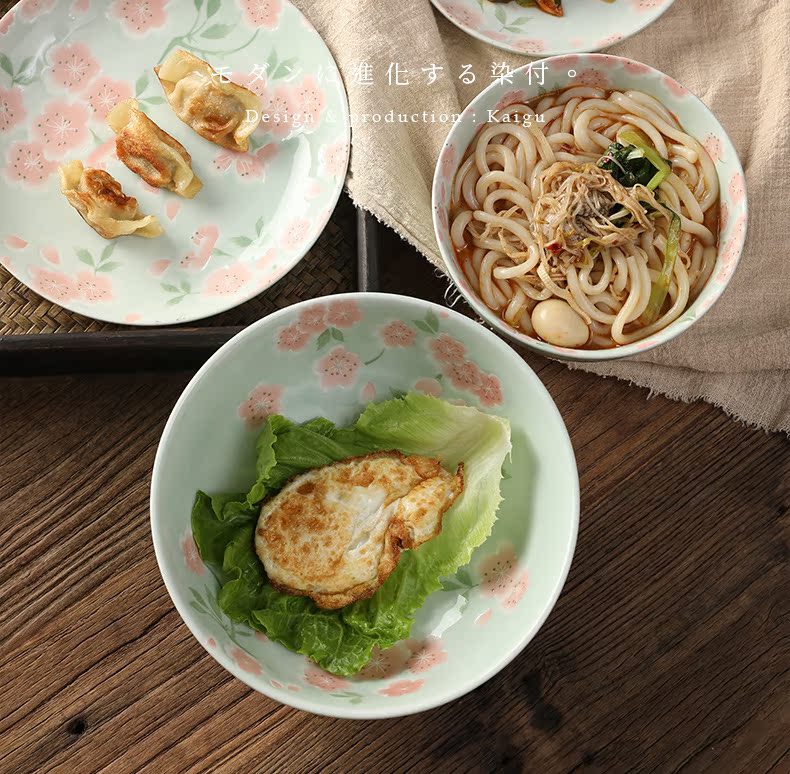 Japanese dishes feng 0 big rainbow such always pull rainbow such as to use the job suit ceramic tableware household small dishes