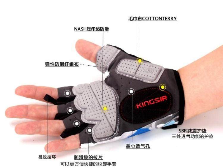 Gants de cyclisme mixte - Ref 2245919 Image 17