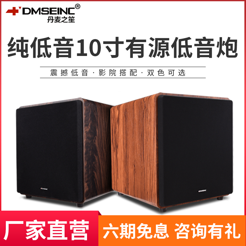 DMSEINC V10 active overweight low-tone gun sound 10 inch Home Home Cinema High Power Shock Cannons