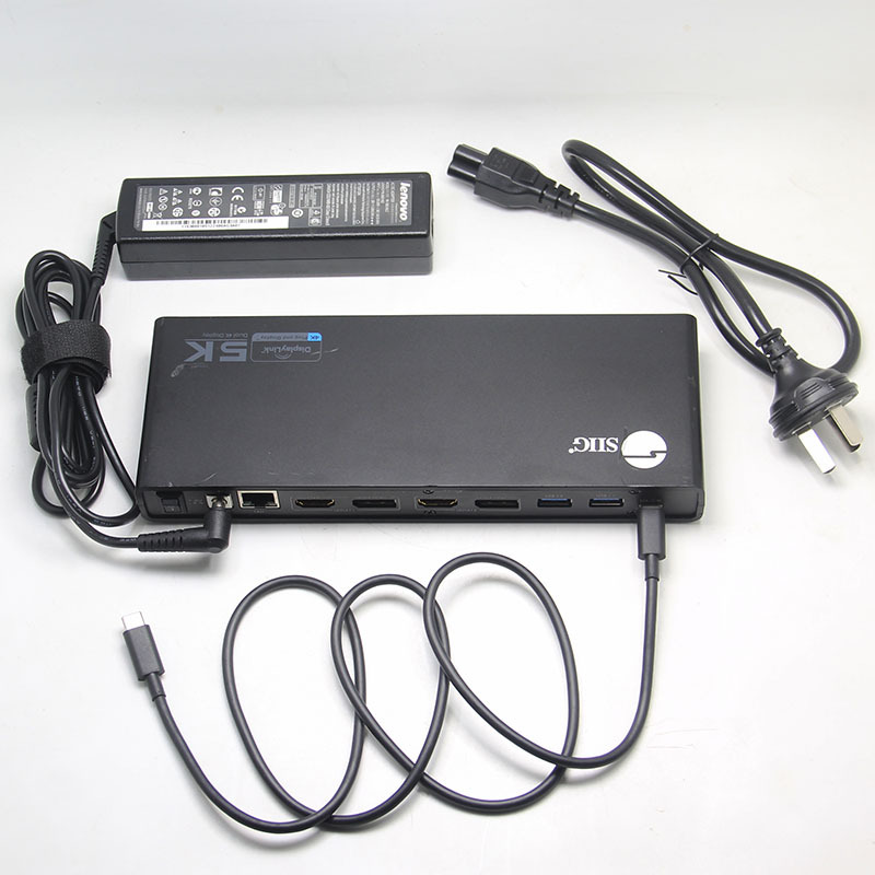 Neutral Displaylink Protocol Usb-C Docking Station Without Output Pd Power Supply Dual 4K Single 5K Gigabit Network Card