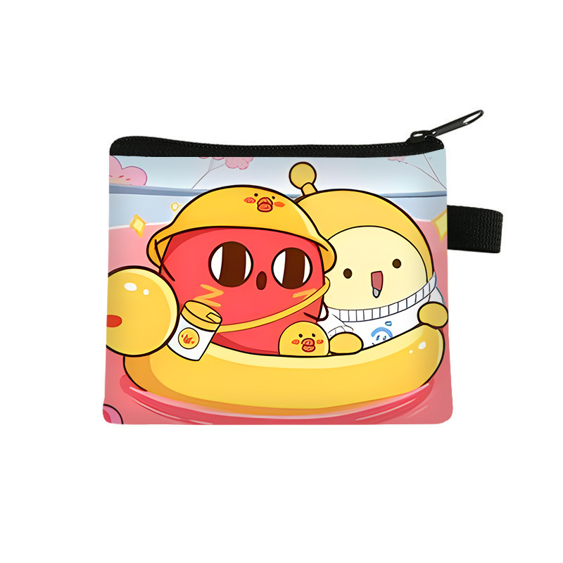 Cute Cartoon Egg-Shaped Party Children's Wallet Card Holder Mini Printed Bag for Elementary School Students Gift for Giving Away Cute Cartoon Egg-Shaped Party Children's Wallet Card Holder Mini Printed Bag for Elementary School Students Gift for Giving Away