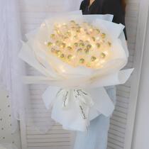 Candy Lollipop bouquet diy material Hand holding Birthday gift packaging Homemade creative send boyfriend girlfriend best friend