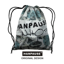 Waterproof basketball bag Drawstring training bag Sports backpack storage bag Student portable basketball backpack bundle pocket