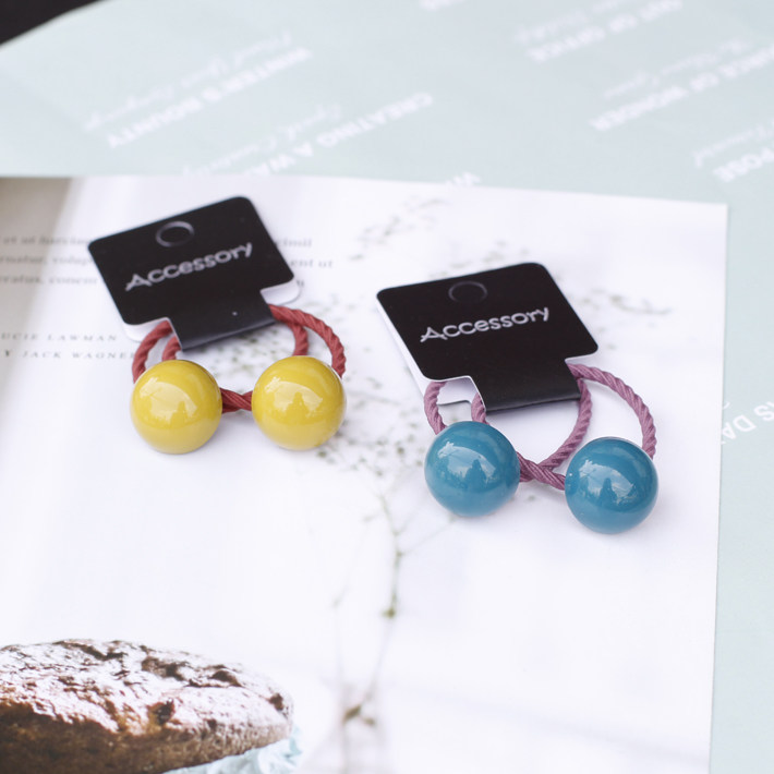 Children's rubber band hair ring little girl headwear does not hurt the hair ring girl baby cute hair accessories refreshing head rope is not easy to break the hair ring