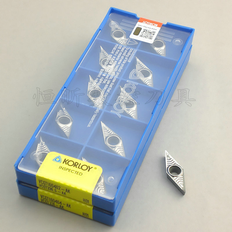 Original SOUTH KOREA KORLOY CHLOE BLADE VCGT160404-AK H01 IMPORTED ALUMINUM CAR BLADE