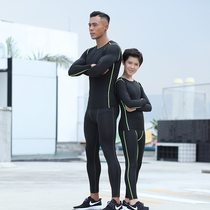Autumn Winter Elastic Tight Clothing Suit Fitness Speed Dry Clothes Running Sportswear High Elasticity Basketball Football Play Bottom men and women