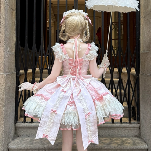 【Dream Butterfly】 ~ Оригинальный дизайн сахарной девушки Lolita Платье в стиле балета JSK Press