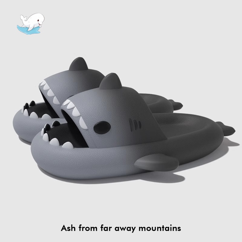 Gradient Shark Slippers 4cm Thick-Soled Eva Men's and Women's Summer Indoor Home Couple Outdoor Wear Non-Slip Beach Sandals Gradient Shark Slippers 4cm Thick-Soled Eva Men's and Women's Summer Indoor Home Couple Outdoor Wear Non-Slip Beach Sandals