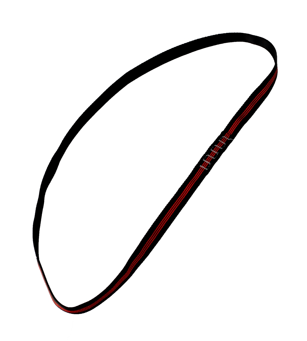 Outdoor climbing flat belt Outdoor climbing equipment Quick hanging flat belt Downhill wide safety flat belt rope loose flat belt rope