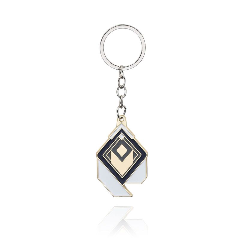 Game Merchandise Valorant Logo Keychain Pendant Valorant Empowering Metal Backpack Charm