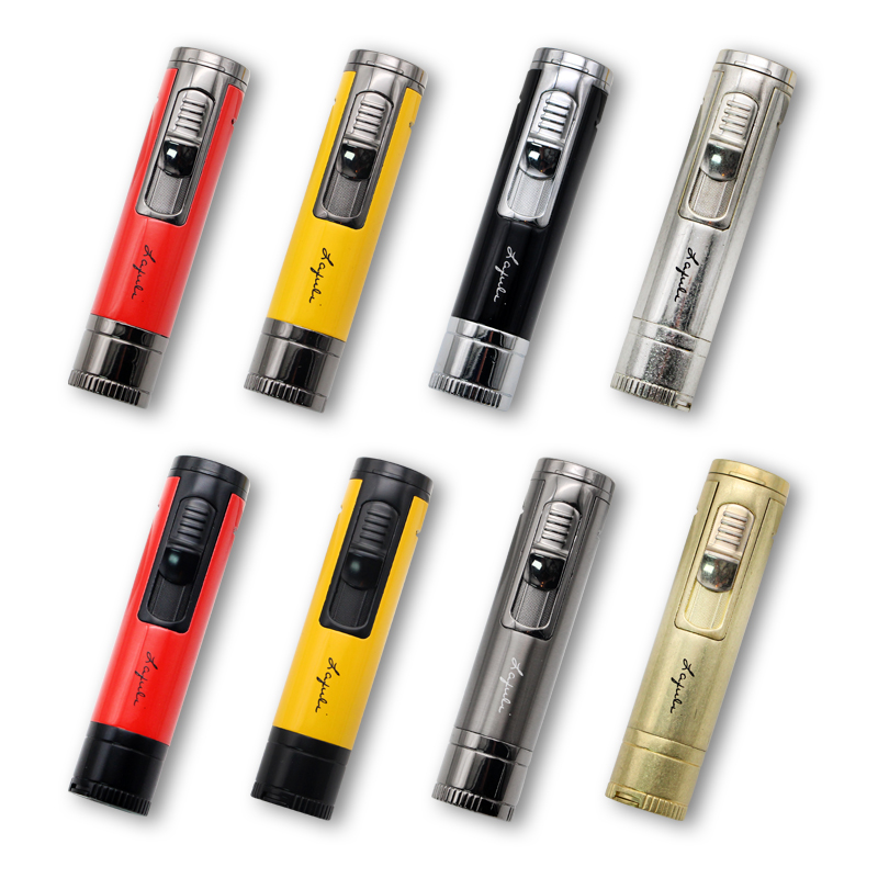 New products Lafuli multifunction cigar lighter cigar tobacco cigar with cigar puncher integrated lighter