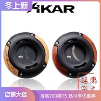 US imported Sika Cigar scissors Xikar XO Wood fossil cigar shears mahogany Black Blade