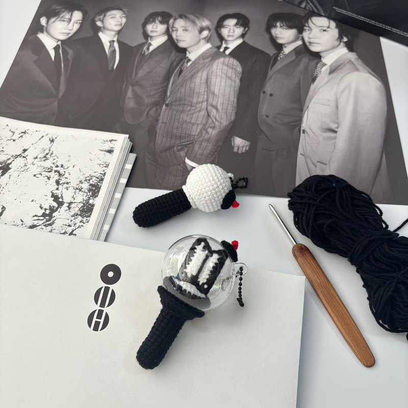 Bts Merchandise Cheering Sticks, Bts Fan Sticks, Handmade Crochet Hand Lights, Knitted Pendants, Star Decorations