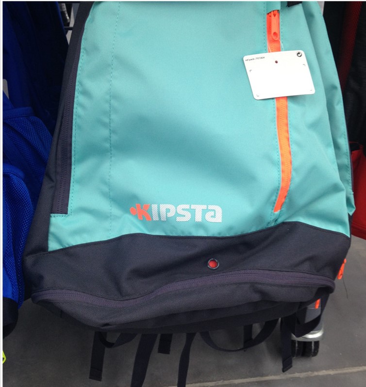 Decathlon túi thể thao bóng đá giản dị bóng rổ ba lô ngoài trời ba lô giày bóng đá nam và nữ túi nhẹ túi lớn 20 lít cặp học sinh trung học