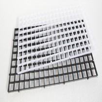 UP fish tank bottom filter grid bottom filter plate mesh partition black and white grid plate can be spliced