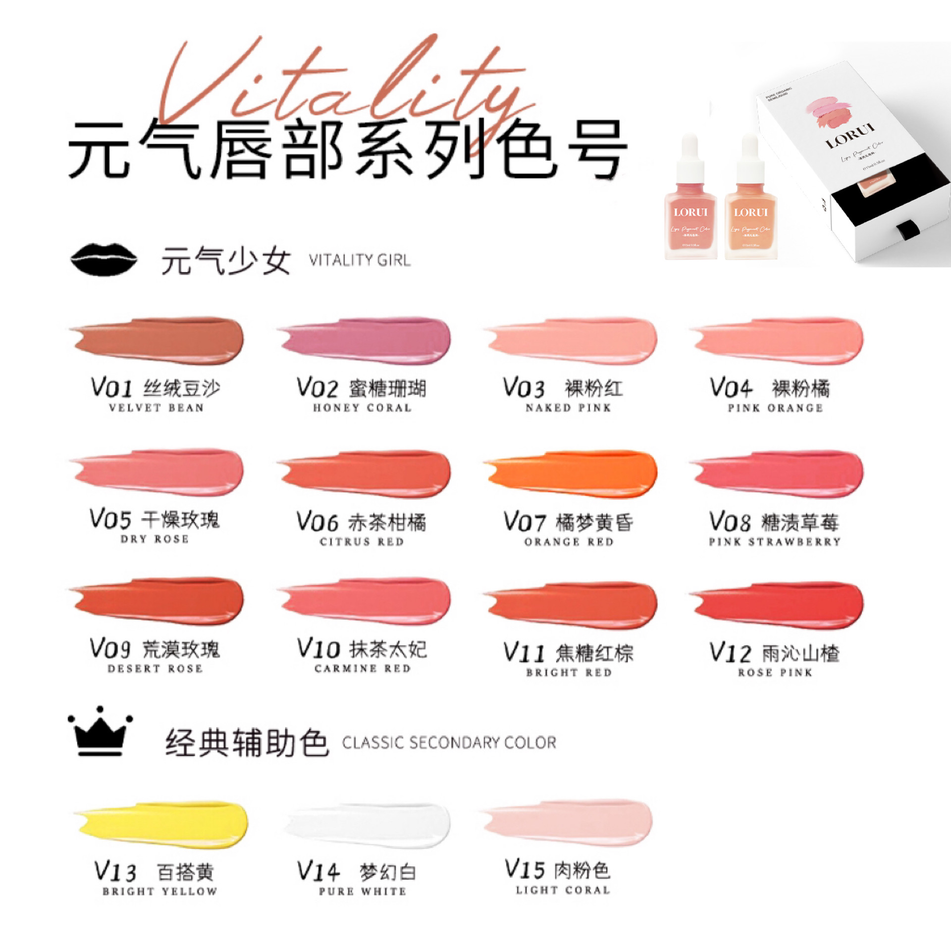 刺繍顔料ロレルヨーロピアンリップカラーミルクガールリップマザーリップセミパーマネントリップブリーチンググラスリップパターンリップカラー