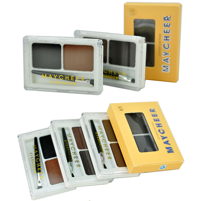 Automatic Wholesale Mei Xier Two-color eyebrow powder waterproof and sweat-proof nose shadow eye shadow thrush not smudge 4g