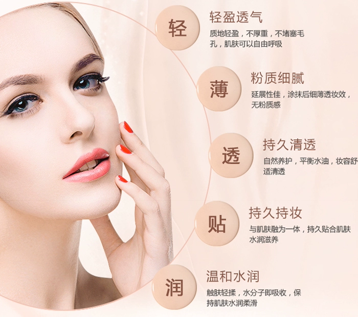 Vận chuyển tự động Bán buôn đa tác dụng Sửa chữa cách ly BB Cream Kem trang điểm màu nude Kem che khuyết điểm Kem dưỡng ẩm 50g kem chống nắng bb cream