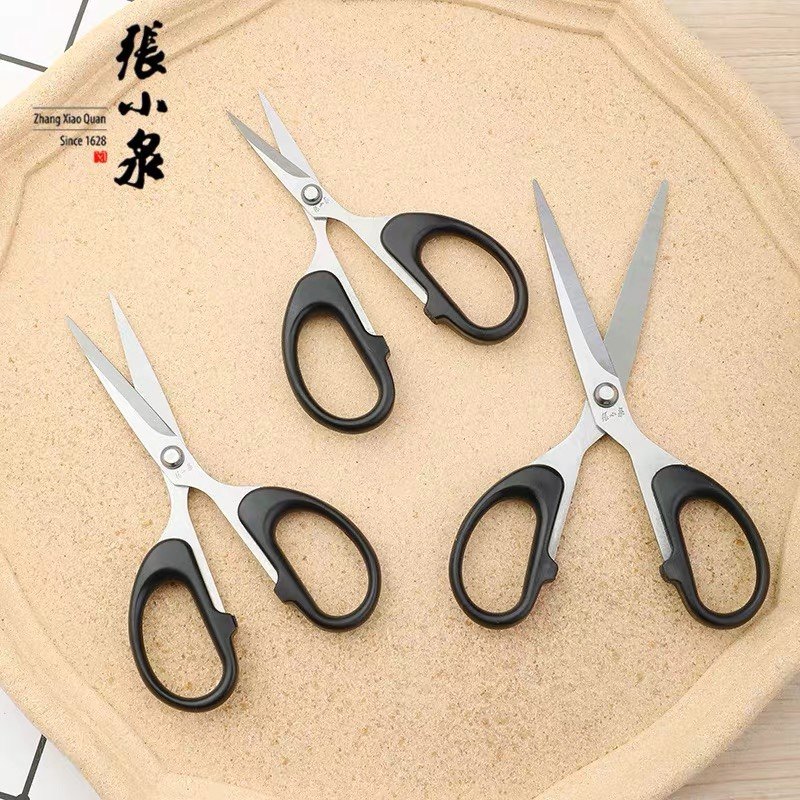 Zhang Koizumi Scissors Office Cut Paper Handmade Stainless Steel Meiwork Cut Students Stationery Home Small Scissors Big