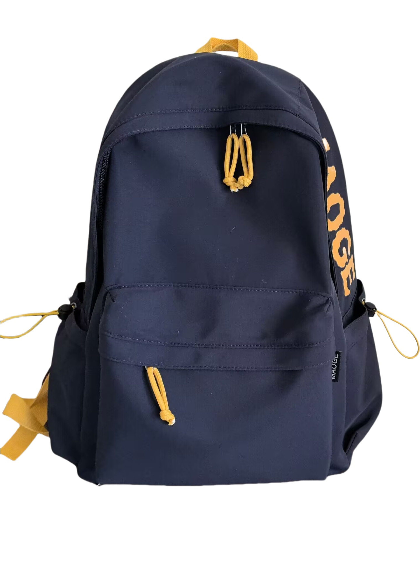 Backpack for Female College Students, Simple American Style, Trendy Letter Design, School Bag for Middle School Students, 2025 New Model, Fashionable Backpack
