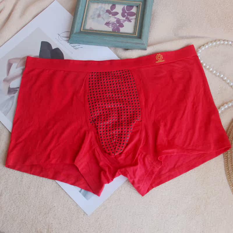 Europe and the United States foreign trade original single men's underwear size massage U convex function four-corner pants Modale four-corner pants safety pants head