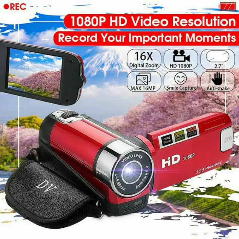 Vlog Camera 1080P FLL HD DV Camcorder цифровая видеокамера