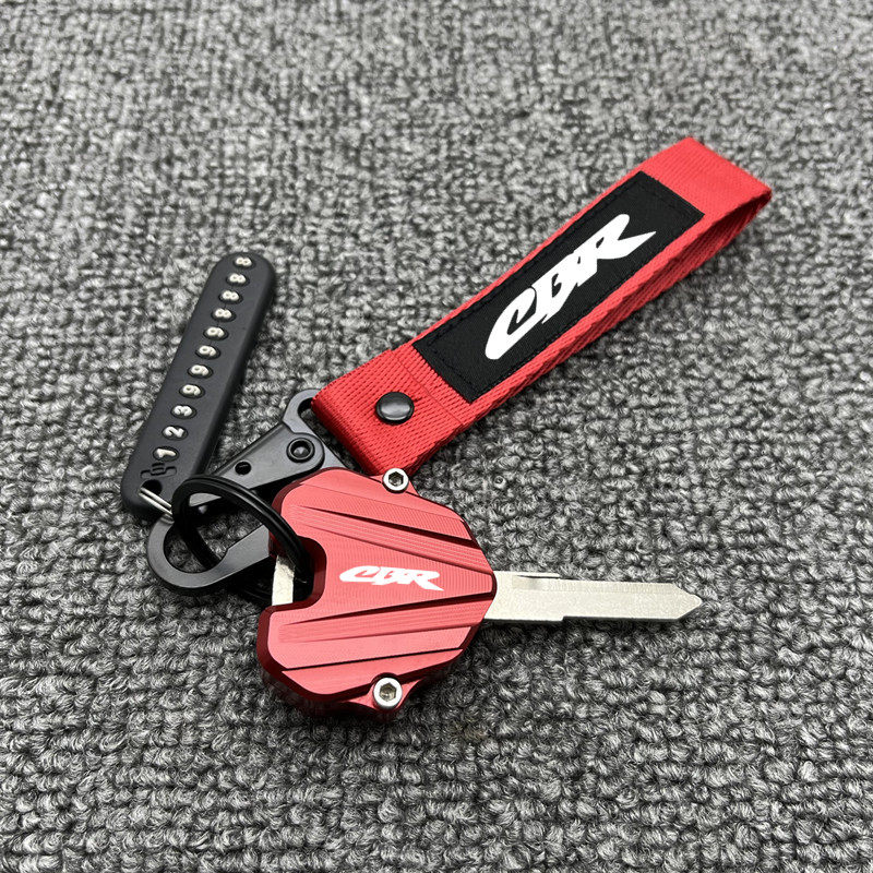 เหมาะสำหรับ Honda Cbr400R ฝาครอบป้องกันเปลือกกุญแจแบบ CNC ดัดแปลง พวงกุญแจ จี้ตกแต่งเฉพาะบุคคล/เข็มกลัด
