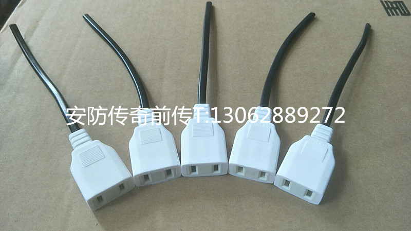 220V wire female plug outdoor waterproof box power plug monitoring socket two-pin female plug Engineering Special