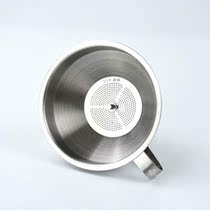 304 Stainless Steel Funnel Whiter Wine Tager Filter Screen Oil Leak Kitchen Home Multipurpose Small Number Inverted Wine Funnel