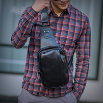 100 Lap Casual Chest Bag Male Korean version Trend 2020 Department of Neocortex Small Sloping Cross Pack Youth Individuality Single Shoulder Bag