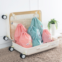 ins cartoon drawstring corset bag waterproof and wear-resistant jewelry travel activities small gift gift bag