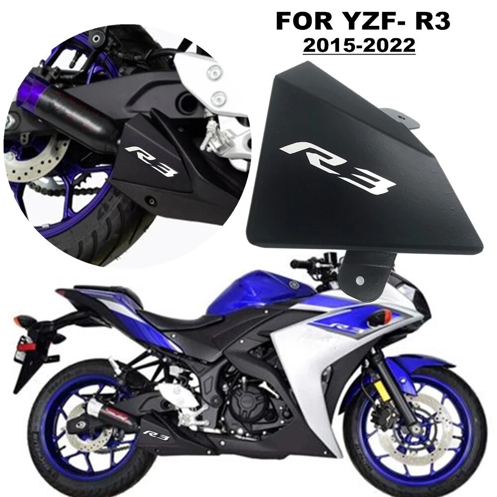 Applicable Yamaha YZFR3 modified accessories Exhaust anti - hot - stamping sheet exhaust mid - segment heat insulation cover
