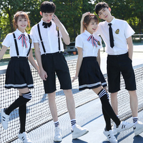 Class clothing academic style school uniform set junior high school Senior high school student uniform performance clothing host speech chorus performance clothing