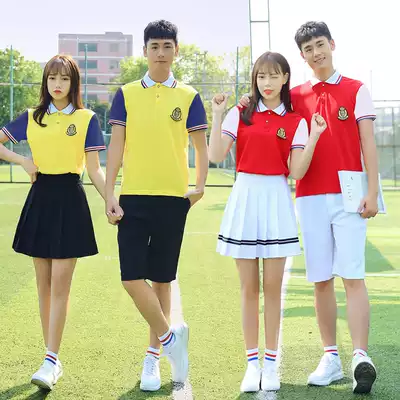Class suit summer suit graduation school uniform junior high school student college style school style women's Korean version of British Korea Korea