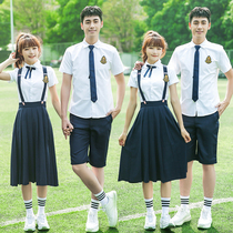 Class clothing academic style junior high school Senior high school students Korean version of school uniform set host speech uniform chorus performance costume