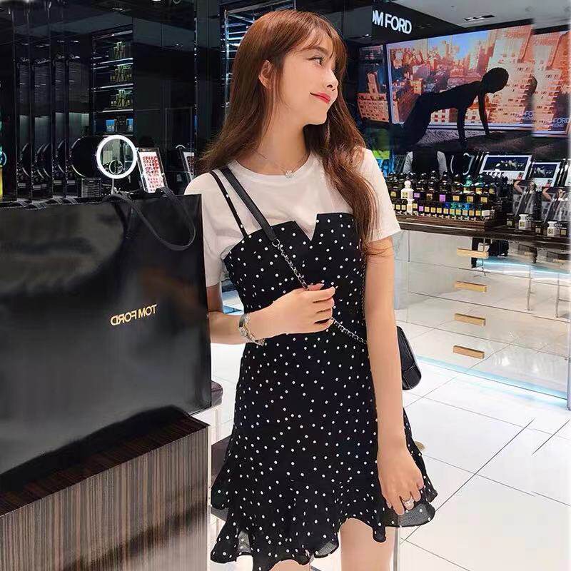 2023 New Summer Lady Fair Lady Small Mei Shortness with 155 High Lightness Set
