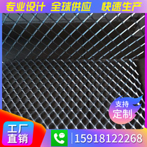 Aluminum plate mesh diamond mesh door head decorative mesh Pedal net ceiling net isolation net Small hole pull net manufacturer customization