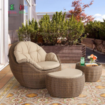 Balcony Table And Chairs Casual Rattan Chair Three Sets Folk Sleeping Outdoor Patio Outdoor Patio Sun Light House Sloth Fujitsu Sofa Tea Table Combinations