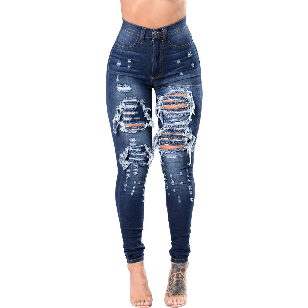 Women's Daily Streetwear Solid Color Full Length Jeans display picture 6