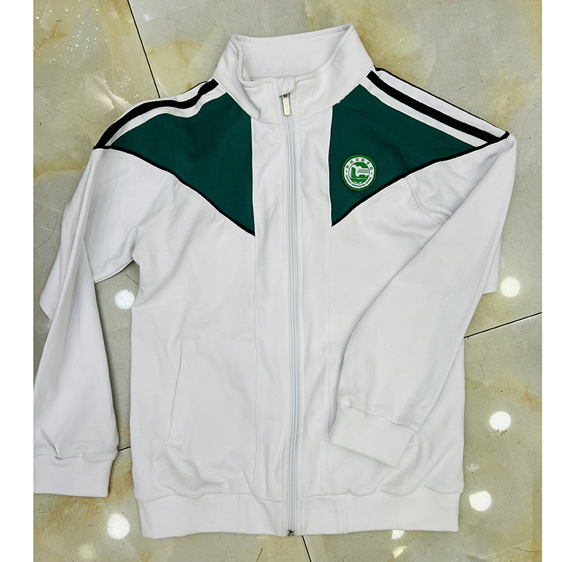 Hengrun School Uniform Winter Uniform White Jacket White Pants Long-Sleeved School Uniform Non-Pilling Non-Fading Pure Cotton Long-Sleeved