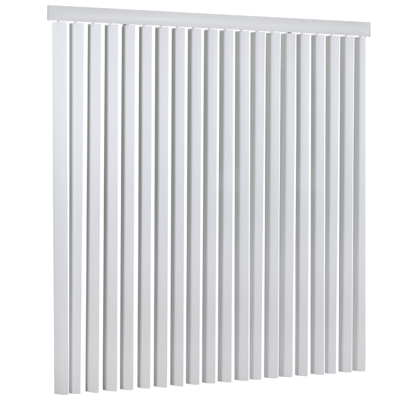 Customized PVC vertical Louver office curtain bead Louver texture