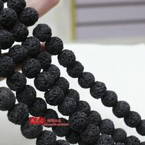 6-20mm natural non-optimized volcanic rock round beads loose beads retro jewelry accessories diy beaded material