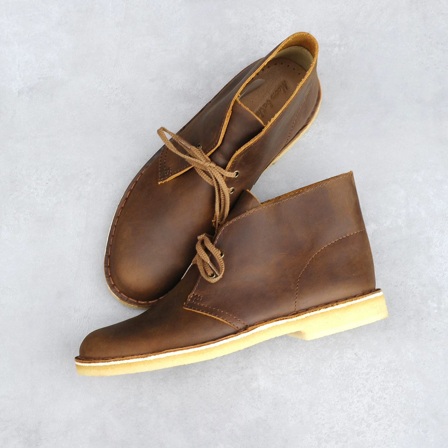 Мужские ботинки Desert Boots кэжуал Мартины Кожа коровья Crazy Horse, ботинки до середины икры, оригинальные Desert Boots
